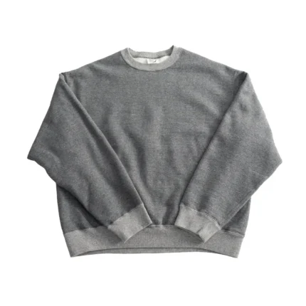 Orslow 01-0041-60 Relaxed Fit Densely Knit Sweatshirt – Charcoal Gray