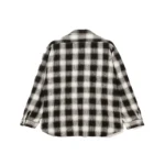 orSlow Relax Fit Flannel Shirt Black White