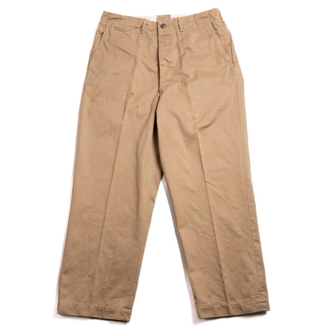 orSlow-V5361–41-VINTAGE-FIT-ARMY-TROUSER-DARK-KHAKI-Front orSlow (V5361–41) Vintage Fit Army Trouser Dark Khaki