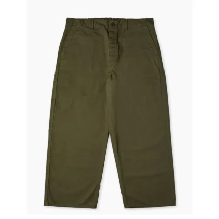 orSlow Wide Fit French Work Pants Army Green